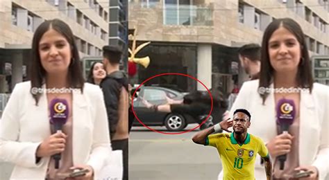 Ser Un Presagio De Que Cae Reportera De Latina Informa Sobre El Per Vs Brasil Y Pasa Lo