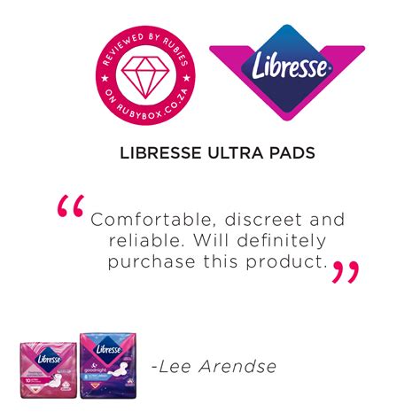 rubybox reviews & ratings: Libresse Ultra Regular Pads & Libresse Ultra ...
