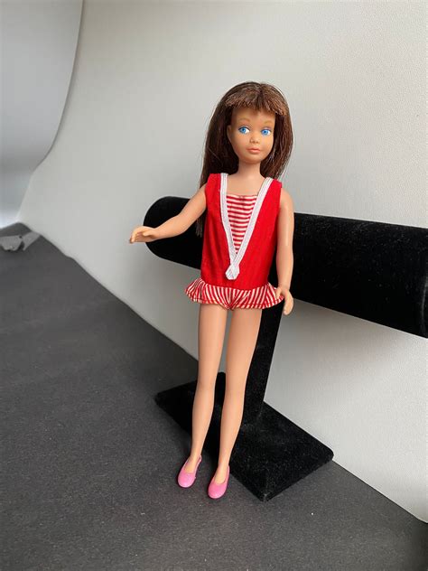 Original Brunette Skipper Doll In Original Bathing Suit Etsy
