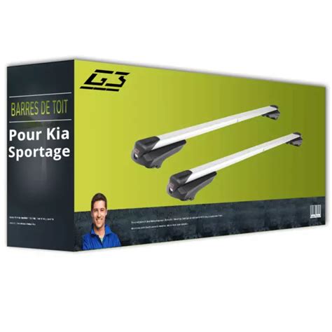 PORTE-BAGAGE POUR KIA Sportage I type JA/K00 G3 Clop infinity Barre de ...
