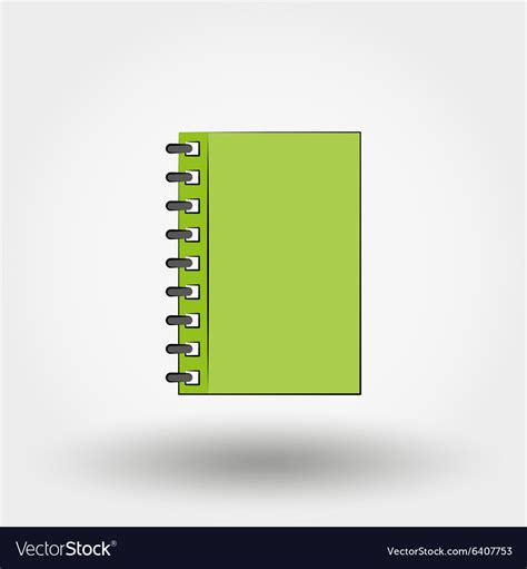 Notebook Royalty Free Vector Image Vectorstock