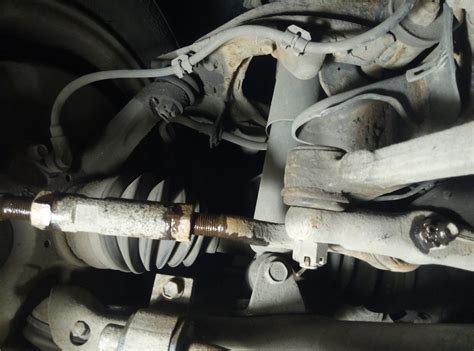 Наконечник рулевой тяги — Mitsubishi Pajero Sport (1G), 3 л, 2005 года ...