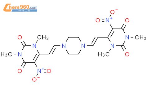 6438 52 4 6 6 Piperazine 1 4 Diyldiethene 2 1 Diyl Bis 1 3 Dimethyl 5 Nitropyrimidine 2 4 1h