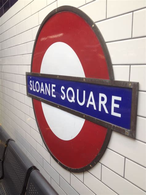 Sloane square tube station #london #underground #circle line | Sloane ...