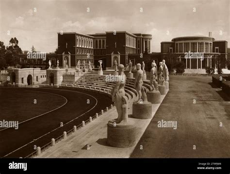 Rome Italy The Foro Dei Marmi Mussolini Stadium Today Foro