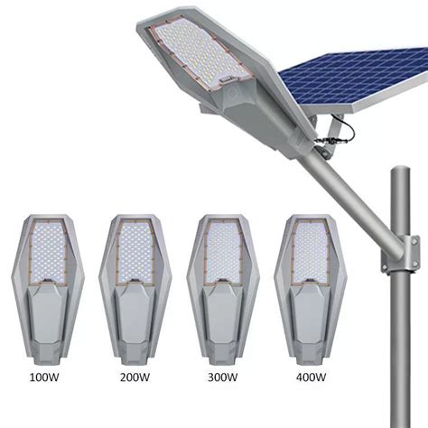 Split Panel Solar Energy Streetlight All In One Integrated Solar Street