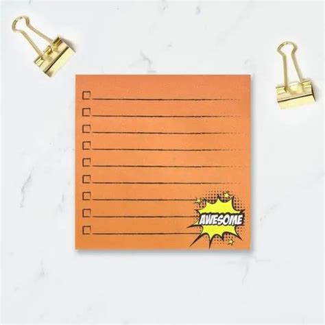 Perfect Bound Sticky Pads Paper Size Size 3 X 3 At Rs 80piece In