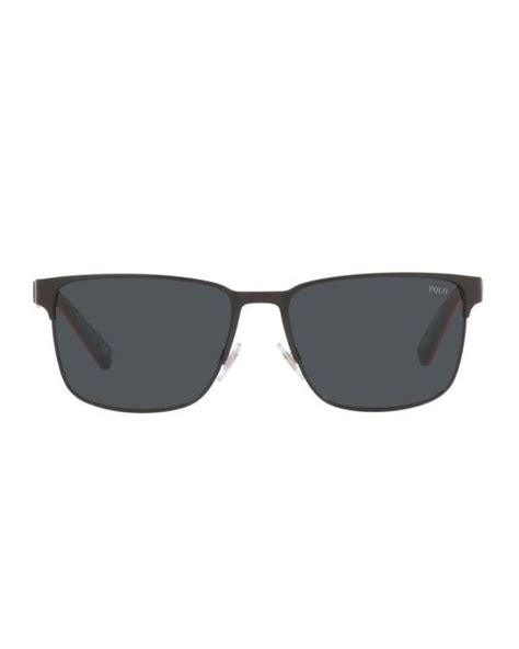 Polo Ralph Lauren Square Frame Sunglasses In Black For Men Lyst Uk