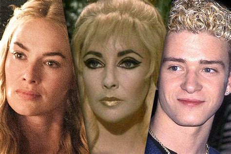 Bleach Blonde Hair With Dark Eyebrows