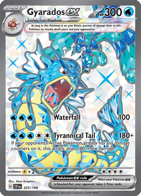 Gyarados Ex Scarlet Violet Svi Pkmncards