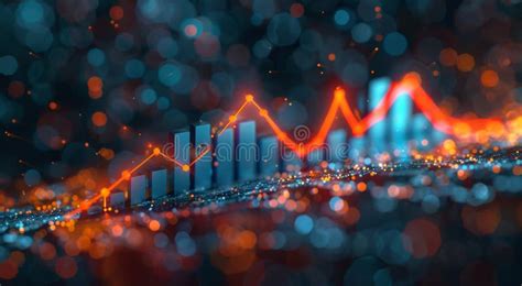 Graph With Arrows Background Stock Photo Image Of Graph Strategy
