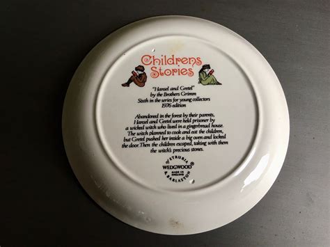 Hansel And Gretel Nursery Rhyme Plate Wedgwood Etruria And Etsy