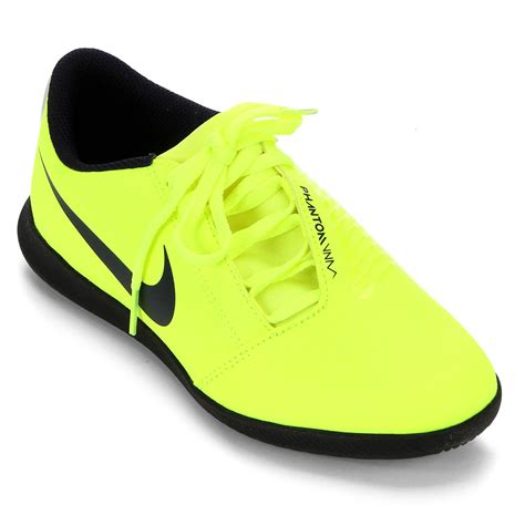 Chuteira Futsal Infantil Nike Phantom Venom Club Ic Verde Limão E