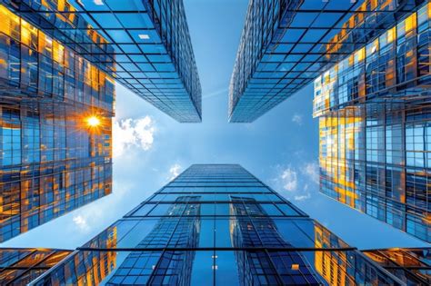 Premium Photo Low Angle View Of Tall Buildings Professional Photography