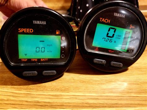 Yamaha 6Y5 NEW STYLE - Speed / Tachometer / Fuel Management LCD ...