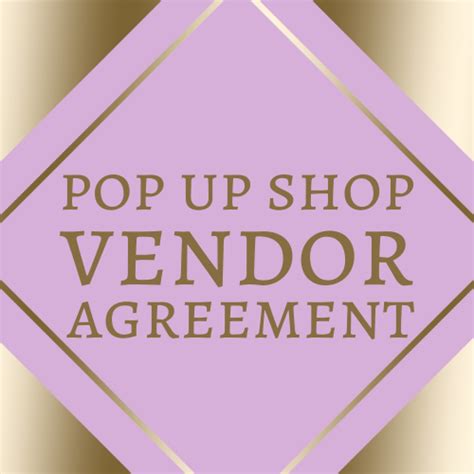 Pop Up Shop Vendor Agreement — Beautypreneur Consulting Llc