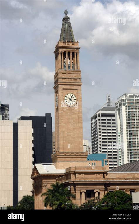 brisbane town hall brisbane queensland australia stock photo alamy