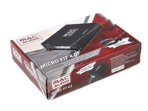 Zesilovač Mac Audio Micro Fit 4.0 - Ahifi.cz