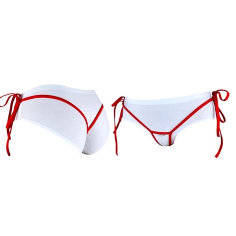 1009 4 Sexy Y Back Crotchless Thong Spandex Micro String Bikini Panties With Open Crotch