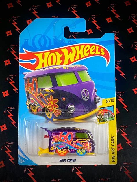 Hot Wheels Volkswagen Kool Kombi Grey Purple Hotwheels VW Regular Treasure Hunt TH RTH