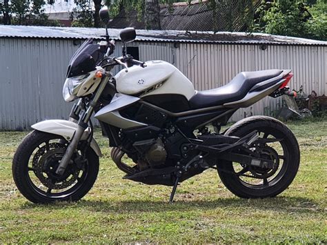 Купить б у Yamaha XJ6 FZ6R инжектор в Людиново белый naked bike 2013 года на Авто ру ID 4303798