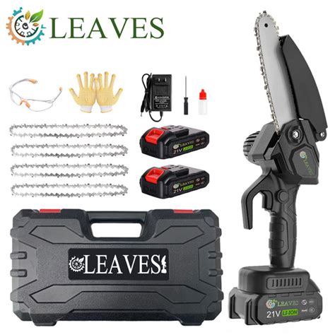 6 дюймов пила аккумуляторная электропила цепная Мини LEAVES Одного ...