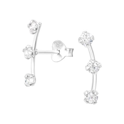 Internally Threaded Titanium Christina Piercing With Coloured Crystal