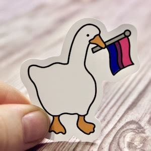 LGBT Sticker Goose Pride Flag Lesbian Gay Transgender Etsy