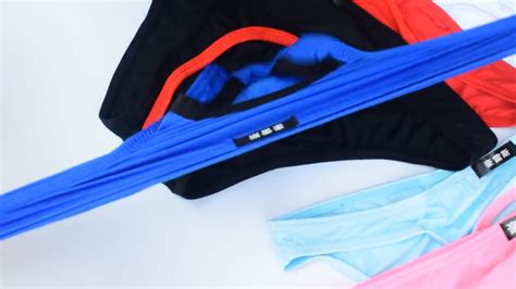 Watch WINDAY Men S Thong G String Elastic Bikini Low Rise Briefs On Amazon Live