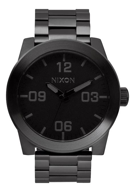 Corporal Stainless Steel Watch All Black Mens Stainless Steel