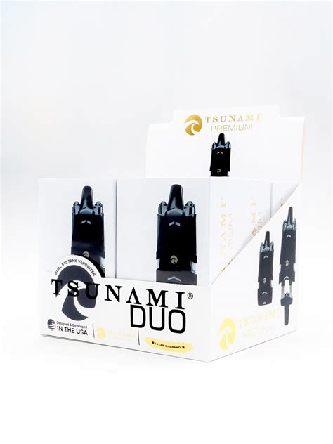 Tsunami Premium Duo Vaporizer Dual 510 Tank Vape Tsunami Premium