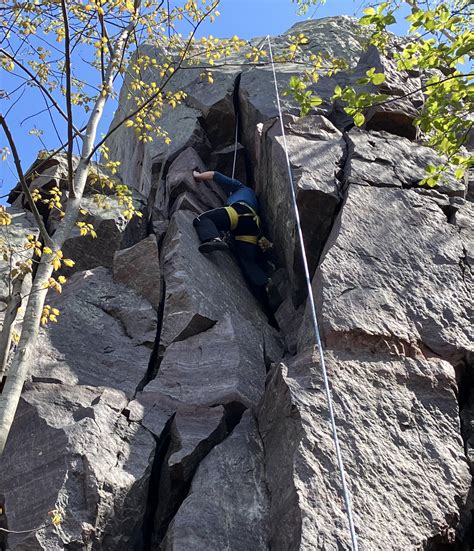 Devils Lake State Park Elephant Rocks South Wall Rclimbing