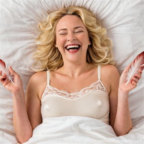 Ticklish Blonde Woman Stable Diffusion Online