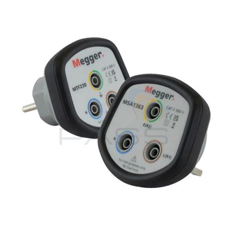 Megger Msa1363 Uk Socket Adapter Bs 1363
