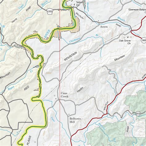 Cherokee National Forest Tellico District Forest Visitor Map Fvm Map