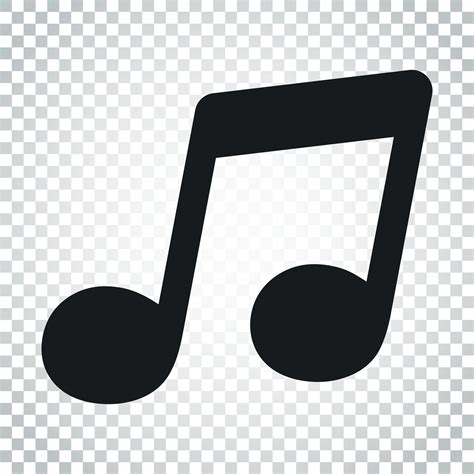 Vector Music Icon Sound Note Illustration Business Simple Flat