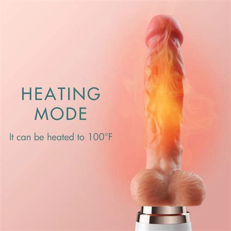 Vibration Thrusting Heating Realistic Thrusting Dildo Sex Machine