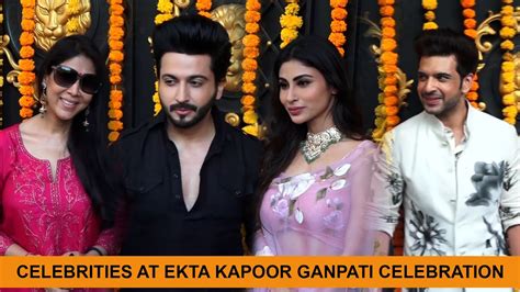 Mouni Roy Karan Kundra Dheeraj Dhoopar And Other Celebrities At Ekta