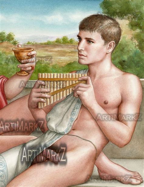 Nude Male Drawing Realism Gay Fine Art Print Elagabalus And Hierocles