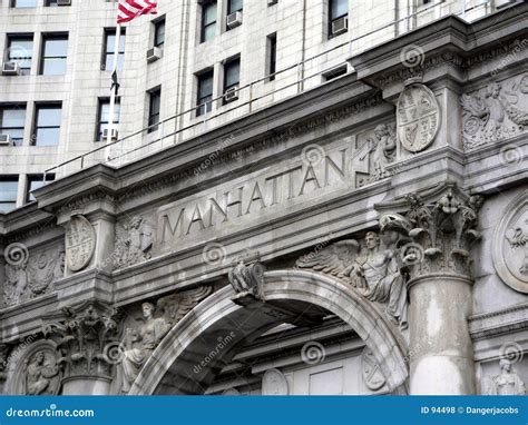 Manhattan Municipal Building Stock Photo Image Of Office Manhattan