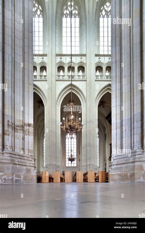 Interior Of Saint Pierre Cathedral Nantes France Stock Photo Alamy