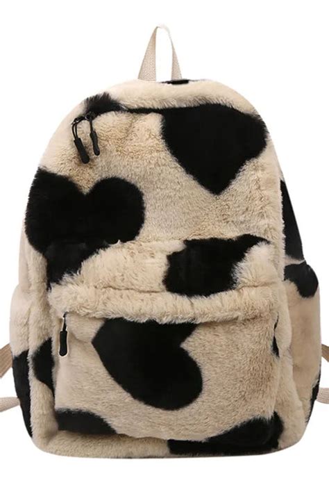 Heart Crush Fuzzy Backpack Shopperboard