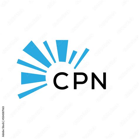 cpn letter logo cpn blue image  white background  black letter