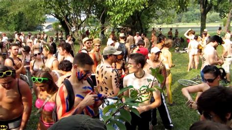Philadelphia Naked Bike Ride 2011 Part 1 YouTube