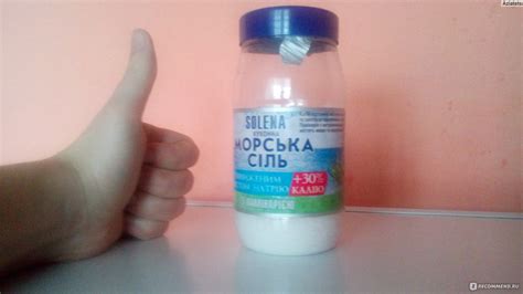 Соль Solena с пониженным содержанием натрия - «Полезный продукт» | отзывы