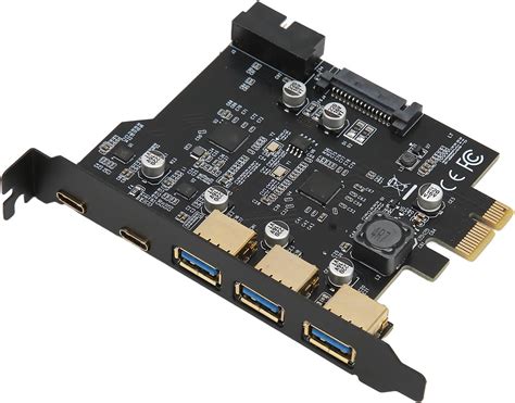 Pcie 1x para Placa de Expansão Usb Poderoso Chip Pcie para Placa de