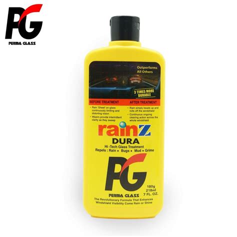 PG PERMA GLASS RAIN Z DURA 218ML CAR CARE EXTERIOR Green PGMall