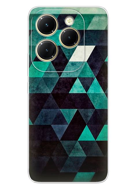 Infinix Hot 40 силіконовий чохол з картинкою Трикутники