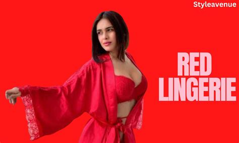 Bold And Beautiful Embrace Confidence With Red Lingerie Styleavenue