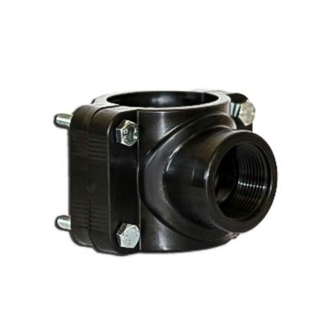 Хомут седельный (врезка в трубу) (седелка) 63 х 1/2" (4 болта) PREMIUM ...